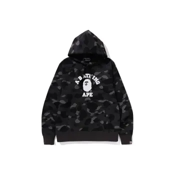 A BATHING APE Color Camo College Pullover Hoodie