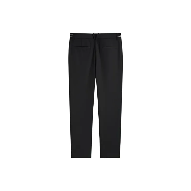 PEACEBIRD MEN Casual Pants Men Black 1 Slim Fit-1