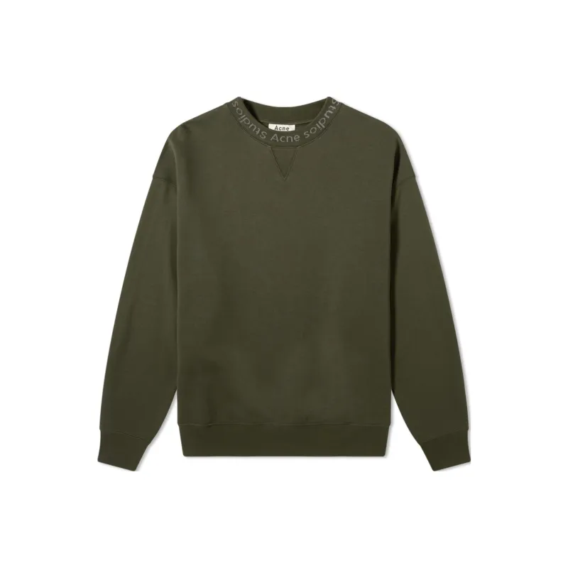 Acne Studios Sweatshirt Men's Dark Green-0
