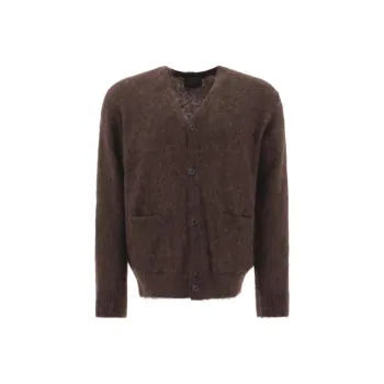 Beams Plus Mohair V neck Cardigan