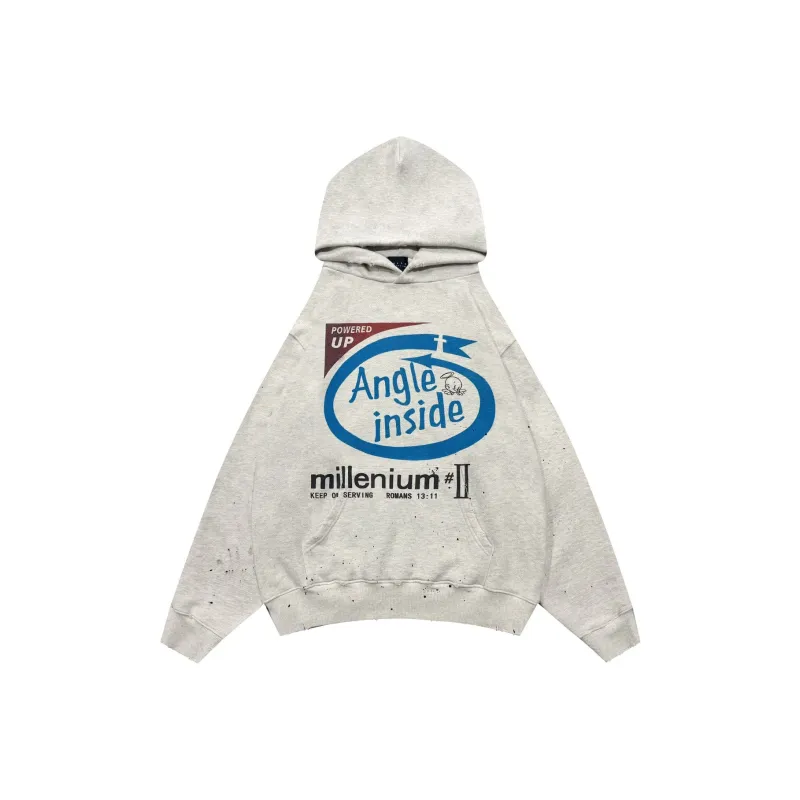 False Perception Sweatshirt Unisex Distressed White-0