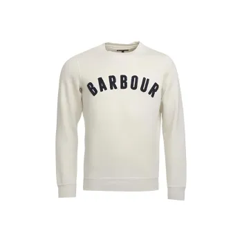BARBOUR Flocked logo Long sleeve T shirt
