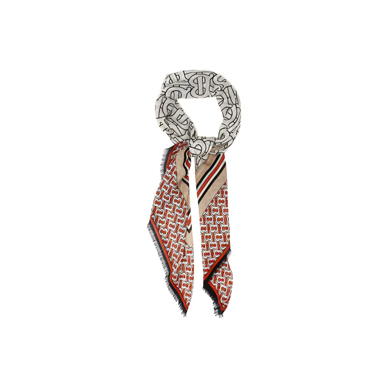 Burberry Large Monogram Square Scarf-2