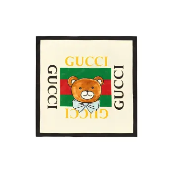 GUCCI Silk Scarves Women's Ivory