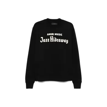 AMIRI Logo Patch Crewneck Sweatshirt