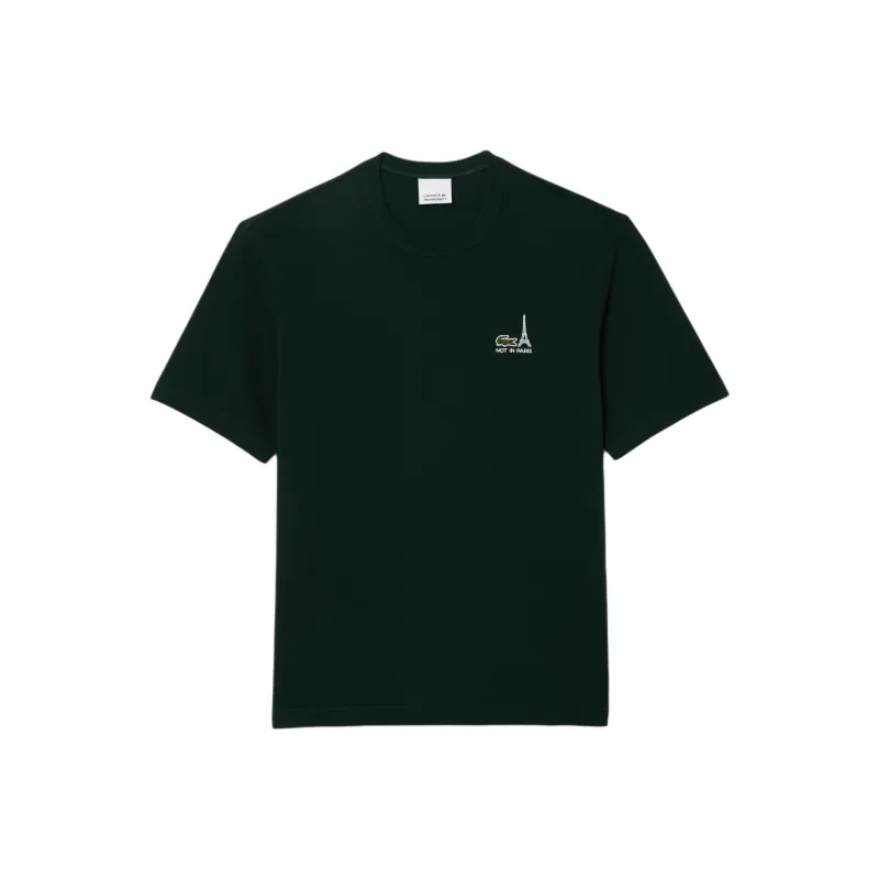 LACOSTE x HIGHSNOBIETY 'NOT IN PARIS' T Shirt Men's Xinpu Green-0