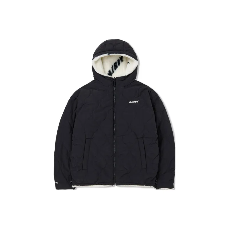 NERDY Jacket Unisex Black White-0