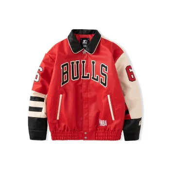 Nba X STARTER Jackets Men Bull Red