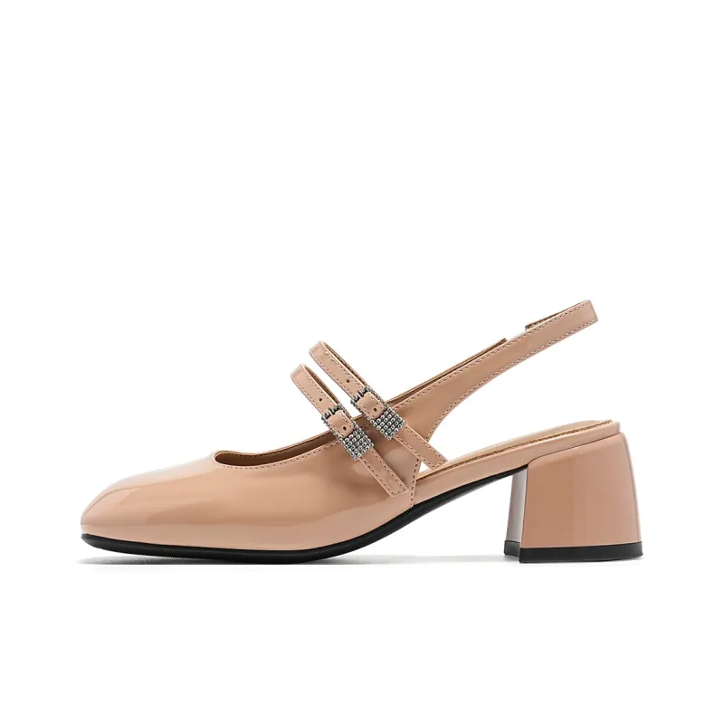 EBLAN High Heels Women's Beige-7