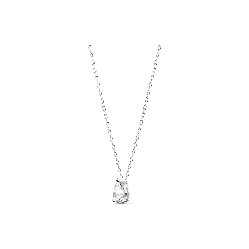 Swarovski Stilla Attract Rhodium Plated, Faux Crystal Necklaces Women's-1