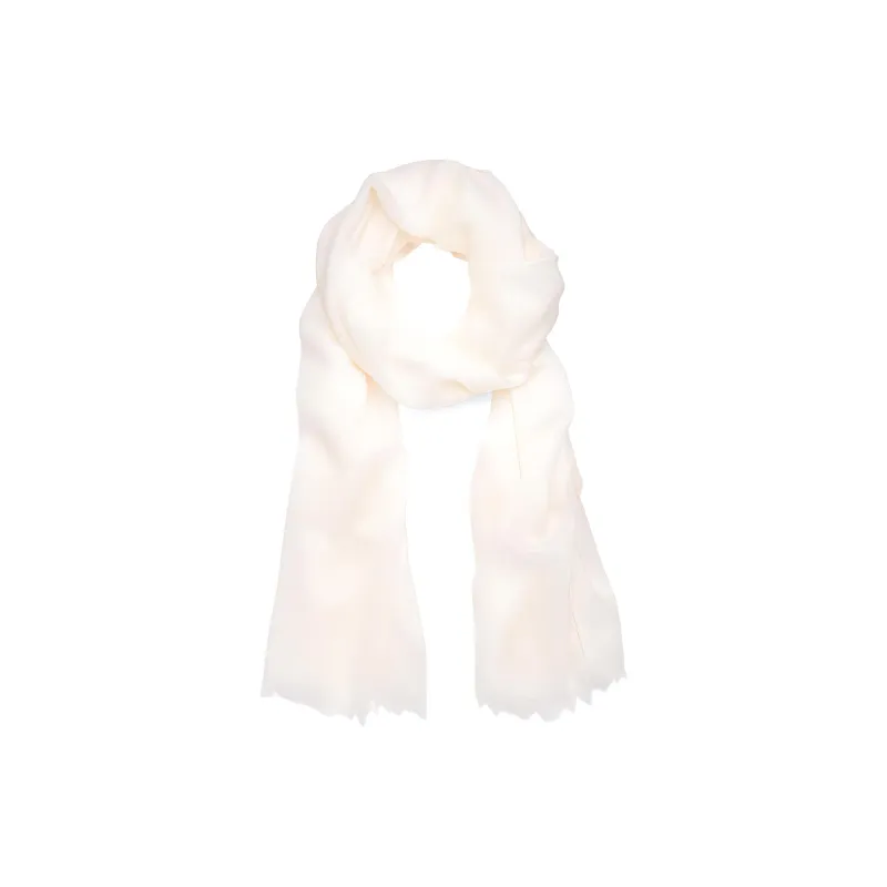 VINCE Cashmere Knit Scarves Women's White-0