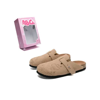 ABCIO Odor Resistant Slip Resistant Closed Toe Slippers Women's Sand Dune