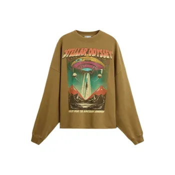 ZARA Sweatshirt Men's Dark Brown