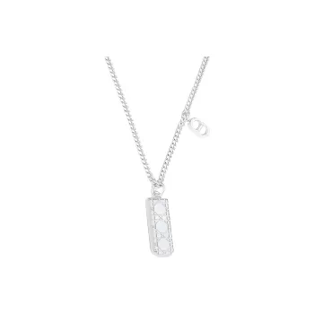 DIOR Sterling Silver Necklaces Men's Silver