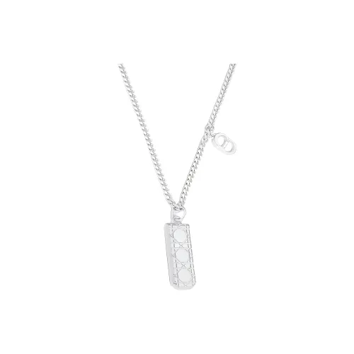 DIOR Sterling Silver Necklaces Men's Silver
