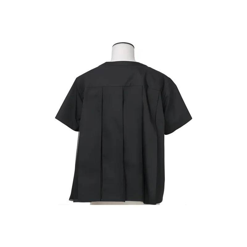 Sacai Box pleat T shirt-1