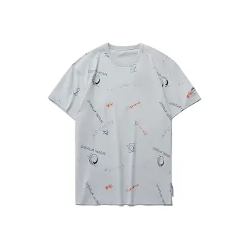 LiNing Sports Fashion Collection T Shirt Men's Microcrystalline Gray