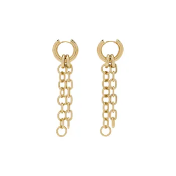 Laura Lombardi 14K Gold Plated Brass Earrings Women's Gold