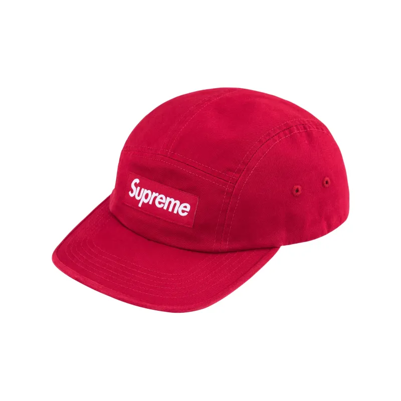 Supreme Washed Chino Twill Camp Cap SS24-14