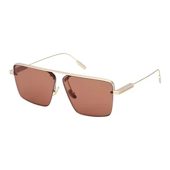Ermenegildo Zegna Square Frame Sunglasses