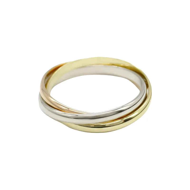 Cartier 2010s 18K Gold Trinity Ring-1