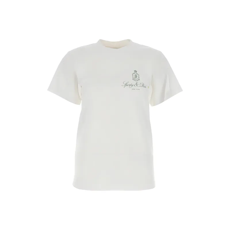 SPORTY & RICH Vendome Cotton T shirt-0