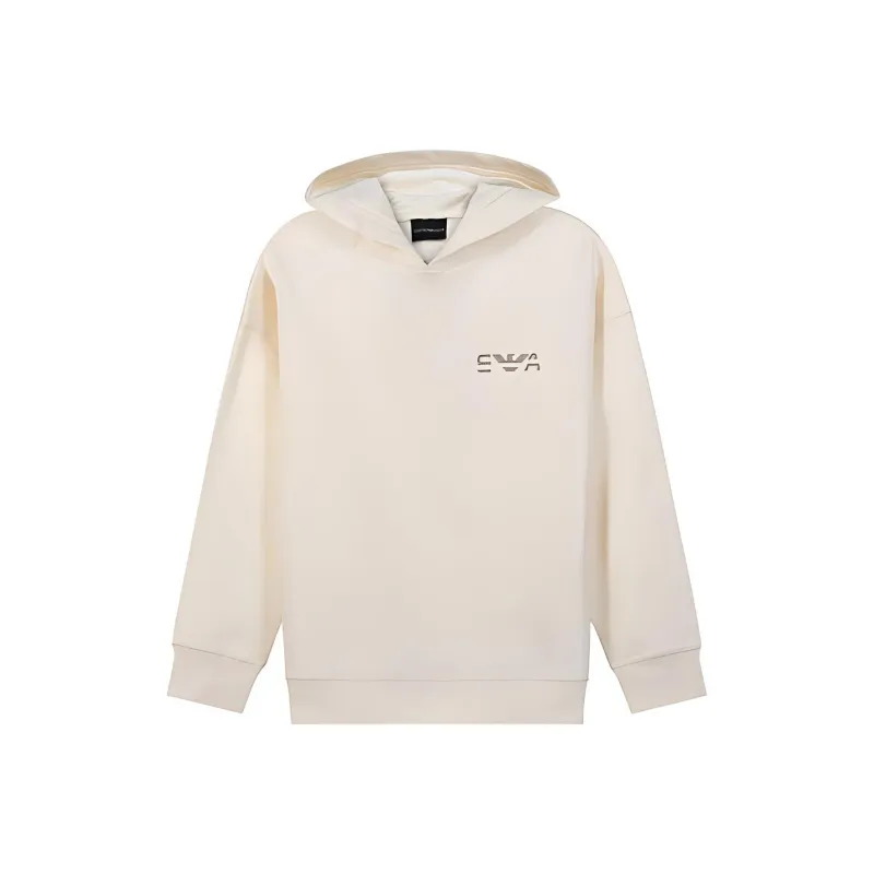 EMPORIO ARMANI EA Sweatshirts Men Vanilla White-0