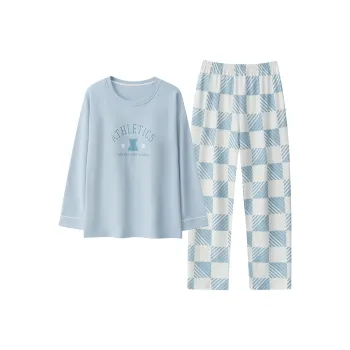 GOSO Pajama Set Women's Pink Blue