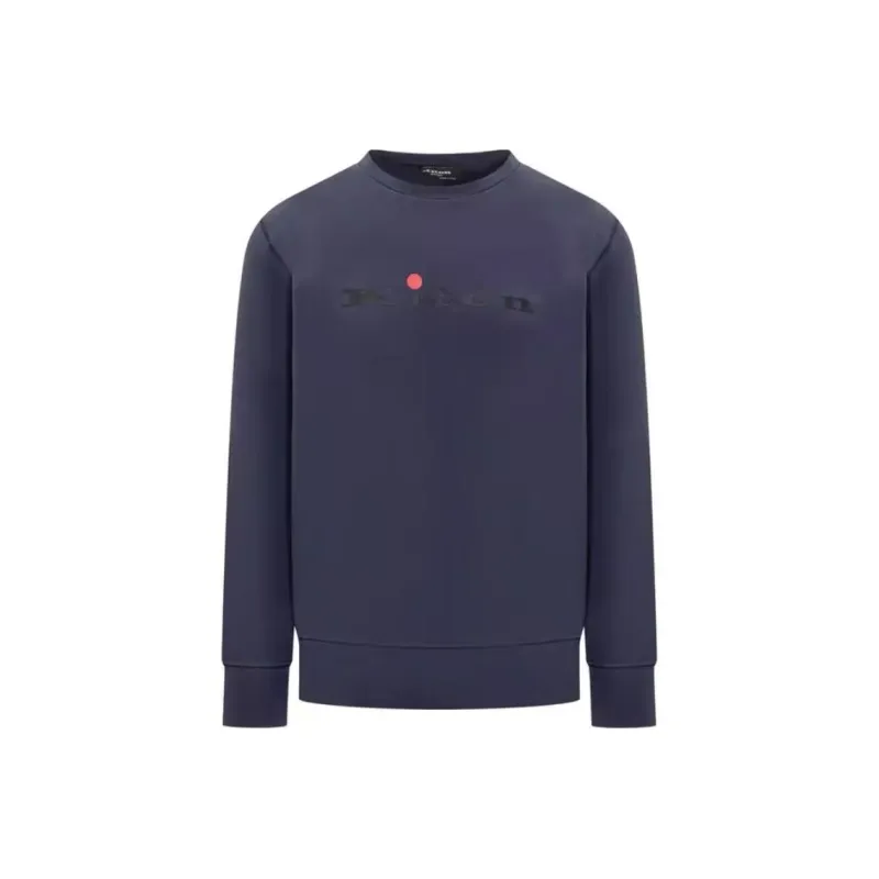 KITON Logo Rubberised Crewneck Sweatshirt-0
