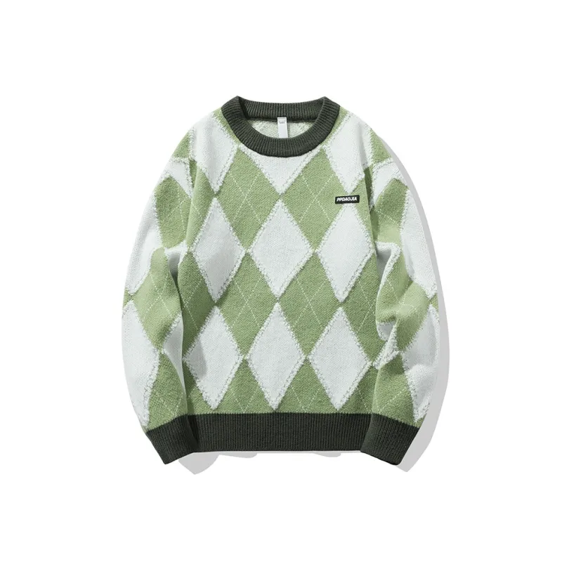 NOCAO Knitwear Unisex Black White Plaid-4