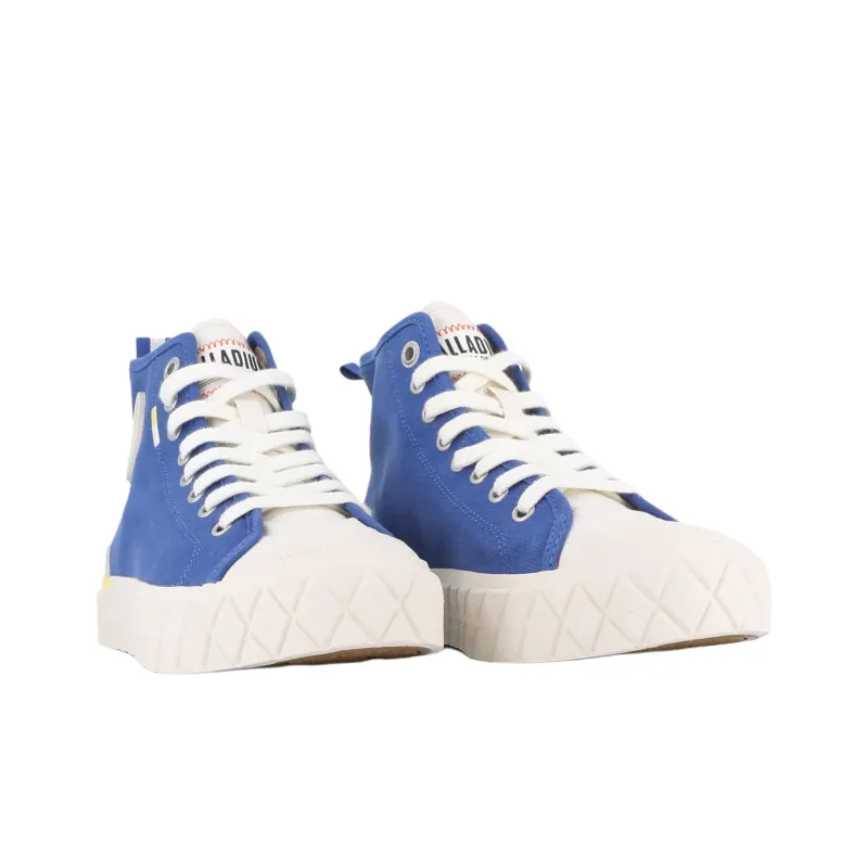 Palladium Palla Ace Anti Slip Wear Resistant Low Top Casual Shoes Unisex Blue-4