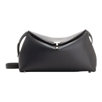TOTEME Calfskin Shoulder Bag Women's Black