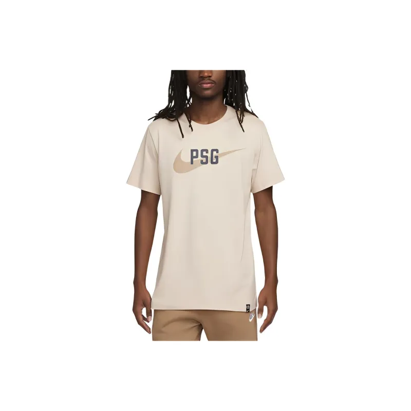 Nike Paris Saint Germain Swoosh T Shirt Men's Apricot-0