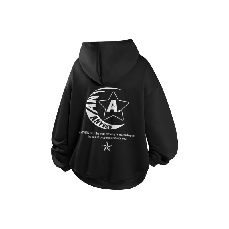 Anyveiw Sweatshirt Unisex Navy Blue-2