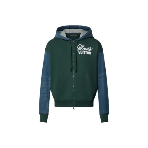 LOUIS VUITTON Hybrid Hoodie Denim Jacket