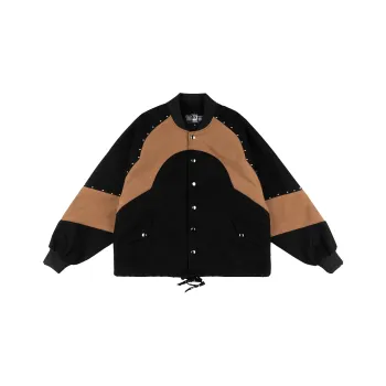 XINYINSU Jacket Spring And Autumn Unisex Black