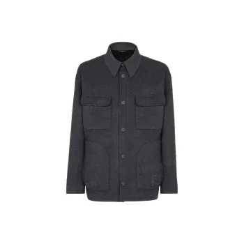 FENDI SS22 Jackets Coats Men's Gray