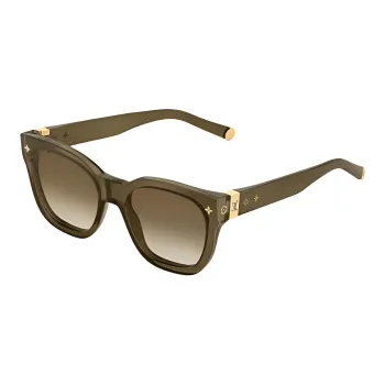 LOUIS VUITTON Acetate Square Sunglasses Women's Brown