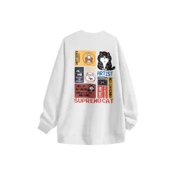Supremo Cat Sweatshirts Unisex