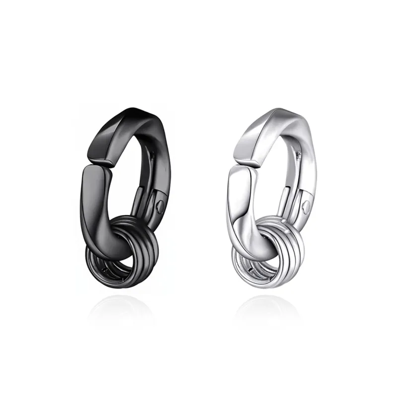 ZANC Alloy Clip On Earrings Unisex-3
