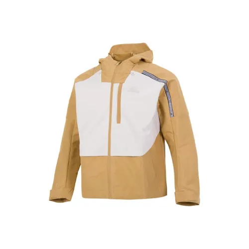 Adidas Jackets Men Brown Yellow