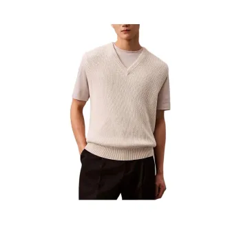 CALVIN KLEIN Tank Top Men's Beige