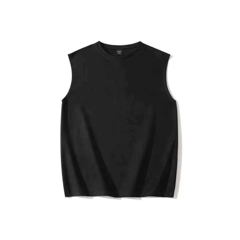 Lulifama Tank Tops Unisex Dark Red-3
