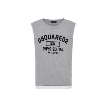 DSQUARED 2 Layered Distressed Tank Top