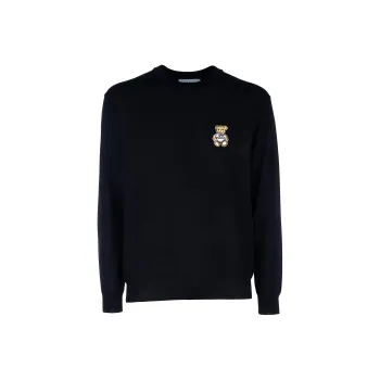 MOSCHINO Teddy Bear appliqué Jumper