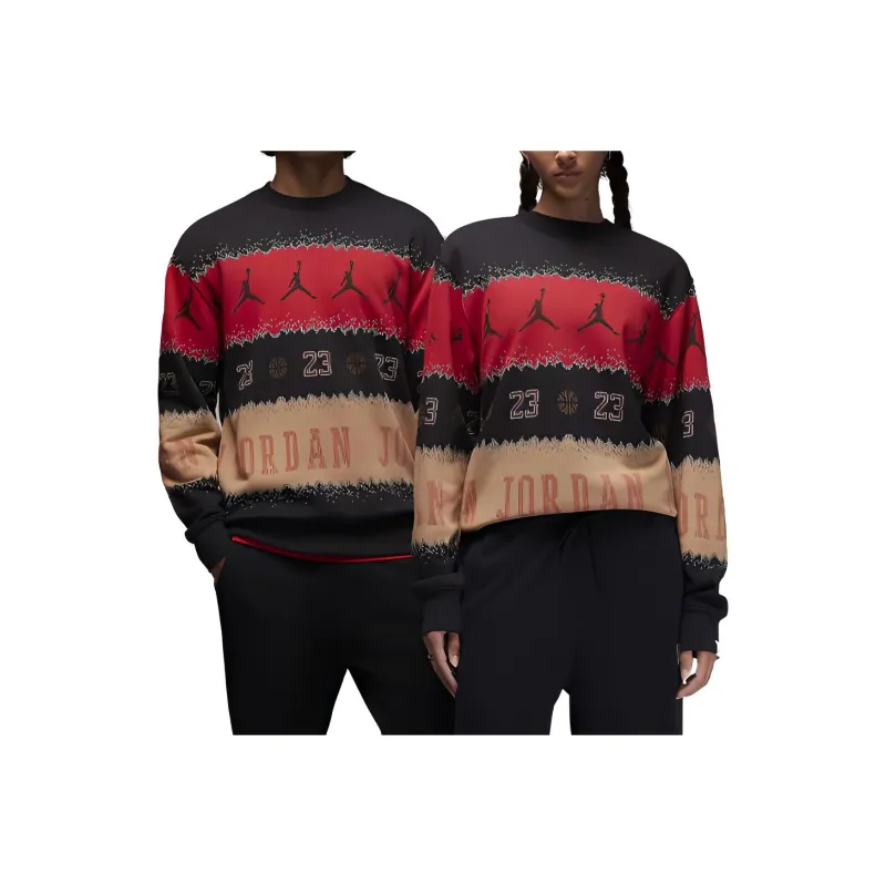 Jordan Essentials Holiday Sweatshirt Unisex Gym Red-1