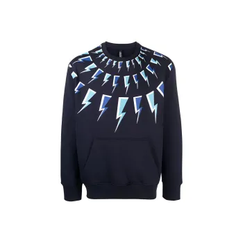 Neil Barrett Sweatshirts Men Navy Blue