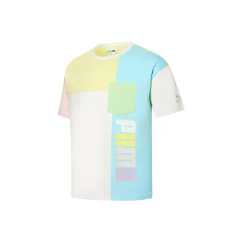 PUMA FLORID SUMMER T-Shirts Unisex Light Yellow
