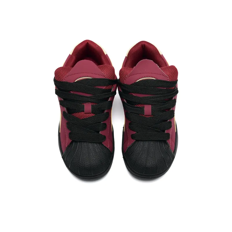 Circle Small Coverage Abrasion Resistant Lightweight Low Top Skateboard Shoes Unisex-18
