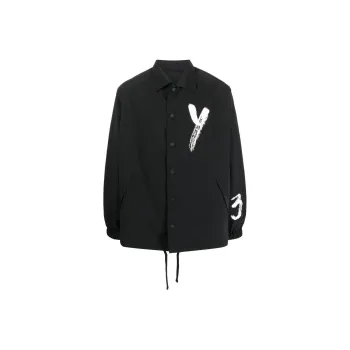 Y 3 Logo print Shirt Jacket